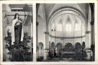 Yengeç Anne Heykeli — Bir kilisenin içi — Foto Lepararoux