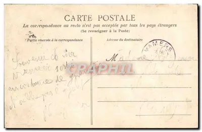 Tombe van Bonchamps in de kerk van Saint-Florent-le-Viell — Tours — uitgever niet zichtbaar — Achterkant