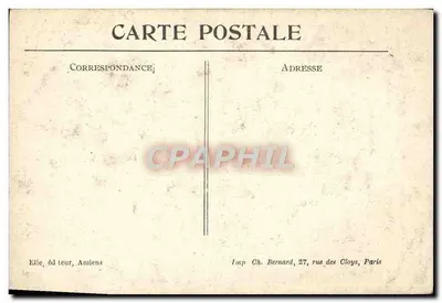 Méharicourt (Somme) — A Igreja — Visado em Paris No. 349 — Verso