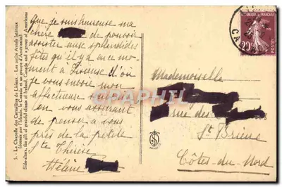 Wnętrze kaplicy Karмелitów w Liseux — wydawca Reces — Rewers