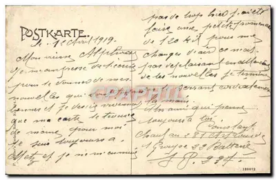 Mars-la-Tour — Monument aux soldats français morts pour la patrie en 1870 — éditeur non visible — Verso
