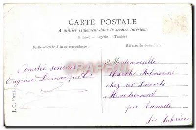 O Primeiro Aviso — P.S.C. Paris — n° A4 — Verso