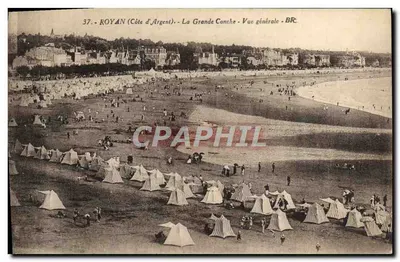 Royan (Côte d'Argent) - La Grande Conche - Vue générale - BR.