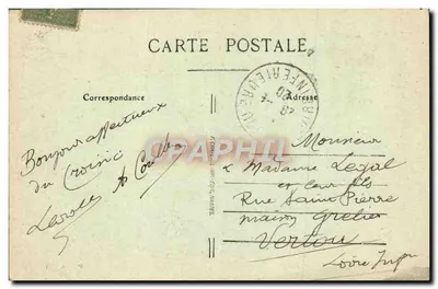 Le Croisic (Loire-Inf.) — Algemene uitzicht genomen vanaf Mont-Esprit — 8e mille — Achterkant