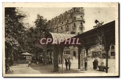 La Porte et Galeries couvertes du Parc — Vichy — éditeur L. Rambaud, n°356