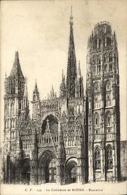A Catedral de ROUEN - Conjunto — C. V. - 139