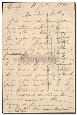 Młoda kobieta w kwiatowym ramie — kolorowana kartka pocztowa — CIRCE, n°4212 — Rewers