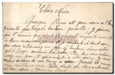 Dziewczyna w stroju rybaków — Szczęśliwy Nowy Rok — DIX 286 — Rewers