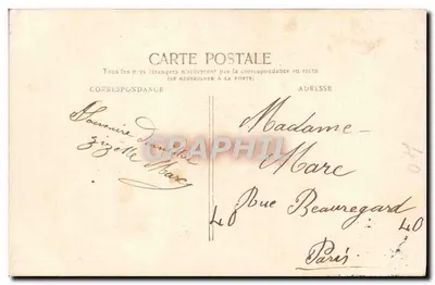 Frau mit einem Strauß Margeriten — Studio Sterbing, Paris — n° 204 — Rückseite