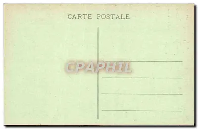 Ploërmel (Morbihan) — Noordpoort van de kerk van Sint-Armel — uitgever niet geïdentificeerd — Achterkant