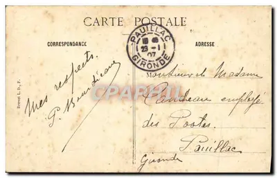 Valenciennes — Torre di San Géry — A. Goldner, Editore — Verso