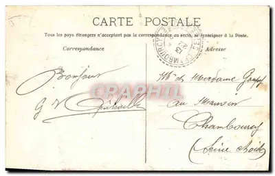 Saint-Cloud — Kiosque Władcy Cesarza — L'Hirondelle - Paryż — Rewers