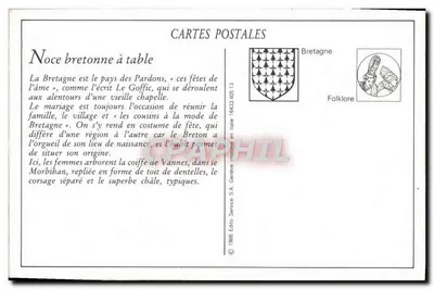 Dintorni di VANNES - Noce Bretonne a tavola — Verso