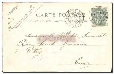 Lourdes. Façada Rosarii — V.P. Paris N° 12. — Rewers