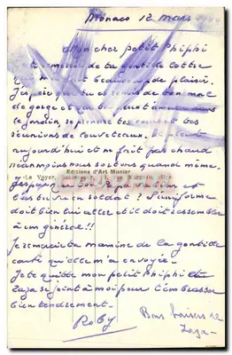 Monte-Carlo — Vista geral — Foto Munier, n° 455 — Verso