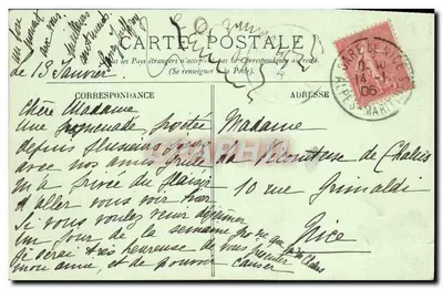 Monako — Ogólny widok Principatu Monako — wydawnictwo Monaco, nr 1 — Rewers
