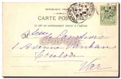 Monte-Carlo - O Vallon Sainte-Dévote — O Viaduto do P.L.M. — Phototype E. Lauton - Marseille 290 — Verso