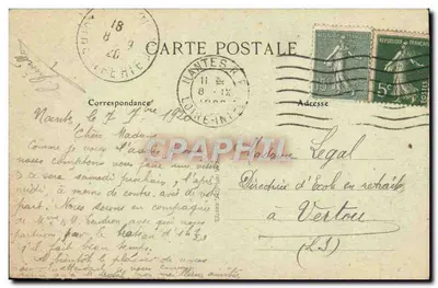 Piriac (Loire-Inf.) — Os Oreillers com maré baixa — 40e mille — Verso