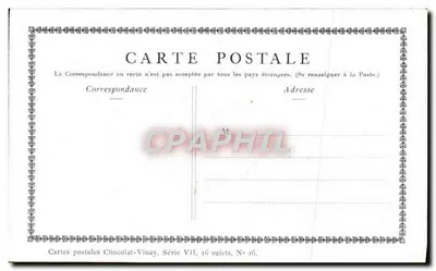 La Toupie — Chocolat-Vinay, Série VII, N° 16 — Verso
