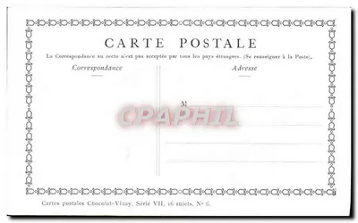 O Primavera — D'après Lanorel — Chocolat-Vinay, Série VII, N° 6 — Verso
