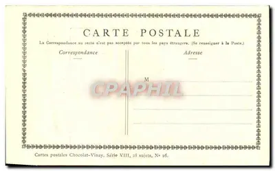 Woda — Vagrie Lanoret — Chocolat-Vinay, seria VIII, N° 26 — Rewers