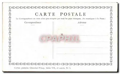 Il Gioco dell'Uomo nascondino — D'après Lanorel — Chocolat-Vinay, Serie VII, N° 3 — Verso