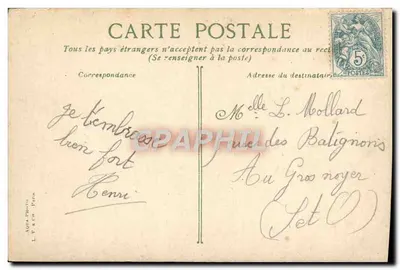 Gry na plaży — 2310 — L.V. & Cie Paris — Rewers