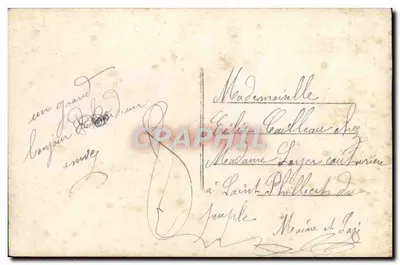 Jovem moça segurando uma mandolina — Mignon — editor Frénaud, n° 5092 — Verso