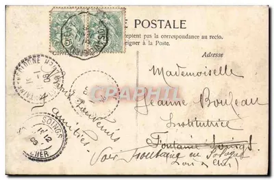 Matin — Retrato de criança — Editor Matin, n° 2118/1 — Verso