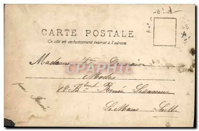 Petite fille en prière — scène de studio avec texte religieux — éditeur P.L. (Paris) n° R.P.I. — Achterkant