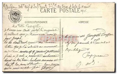 Mulheres esperando o carteiro — Paris — Vise & Paris, N° 860, Reprodução Hylandite — Verso