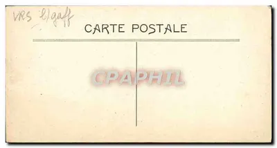 Tarjeta postal antigua Burdeos El monumento de los Girondinos — Reverso