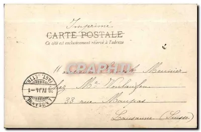 Vrouw in carnaval kostuum — Carême de Suster Gudule — H. Manuel — Achterkant
