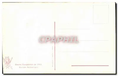 Os Dois Corajos — Fot. Monnel, n° v. — Edição patriótica 1914 — Verso