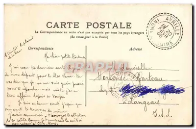 Charme Fleuri — autor Hommier — wydawca J.D.D. — Rewers
