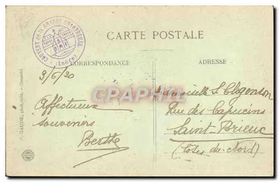 Dauphiné — Klasztor Grande Chartreuse — Ogólny widok — Wydawca Gaude, nr 183 — Rewers
