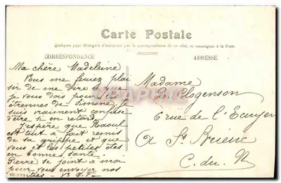 Angers — Mały Zamek i Kaplica — wydawca TR — Rewers