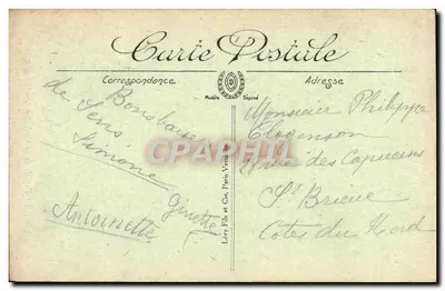 Sens — La Façade della Cattedrale — The Front of the Cathedral — LL — Verso