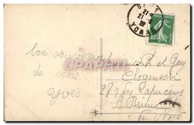 Os Bourbons — Saviniennne, 15 500 kg — A. Mondon, editor em Sens — Verso