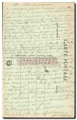 Aux pieds de N.-D. de la Delivrande — éditeur A. Dubosq, n° 14 — Verso