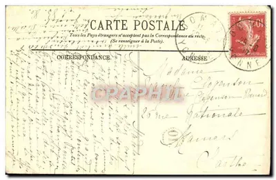 Sens — Katedra — Centralny portal fasady Portal Saint-Étienne — Fotografie De Lly — Rewers