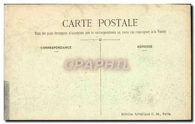 Vincennes — O donjon e o castelo — C.M. n°53 — Verso