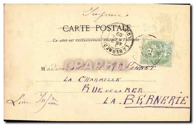 Porte et fosses Saint-Jacques — vue historique — éditeur PF, n° série non visible — Verso