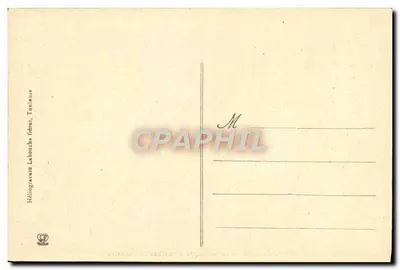 Lourdes - A Basílica e Entrada do Calvário — Héliogravure Labonche frères, Toulouse, n° 286 — Verso