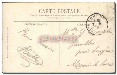 Statua della Vergine Immacolata Concezione — Notre-Dame de la Concezione — editore sconosciuto — Verso