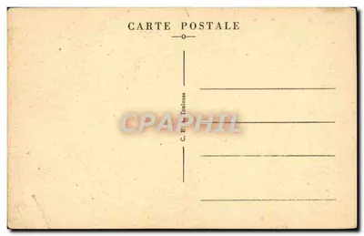 Scène de campagne — homme avec deux vaches près d'un cours d'eau — éditeur C.E. Toulouse — Verso
