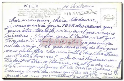 Widok Stephanskirche w Wiedniu — nr 37.132 — Rewers