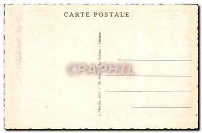 Między Josselin a Ploërmel, pustkowie La Mi-Voie — Bitwa z 1351 roku — J. Nozaïs, wydawca Nantes — Rewers
