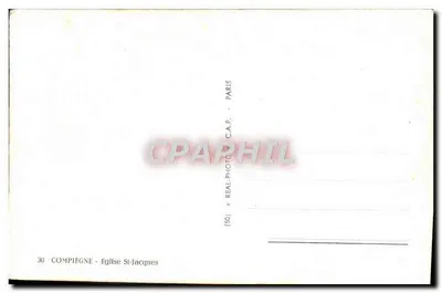 Compiegne — Katedra św. Jakuba — C.A.P. - Paryż — Rewers