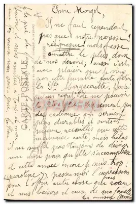 Jovem mulher com buquê — 'Essas flores para a sua festa' — editor desconhecido — Verso